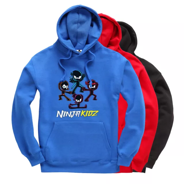 Ninja Kidz Kids Hoodie YouTuber YouTube Hooded Sweatshirt Boys Girls