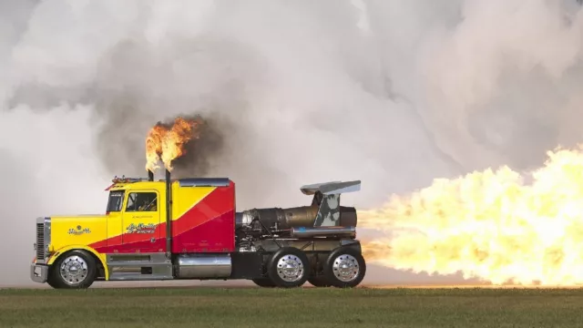 Drag Racing Desiel Custom Semi Truck 8x10 or 13x19 Glossy Photo