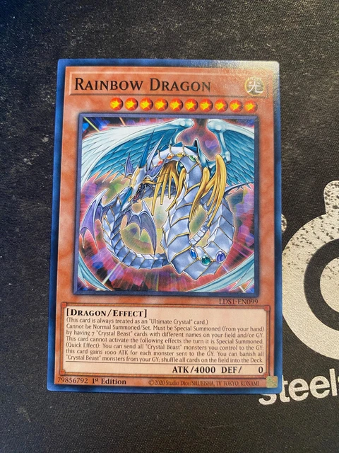 Rainbow Dark Dragon – LDS1-EN100 Common 1st Edition Yu-Gi-Oh! Card - View #7