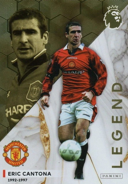 Éric Cantona Panini Officiel Football Card 1996 Set 2 Cartes R14/R17
