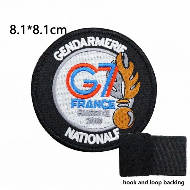 Patch Velcro Femelle à Coudre 8x6cm – Support Pour Écussons Militaires, Gendarmerie - 9