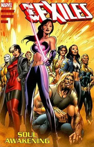 NEW EXILES Vol.2: Soul Awakening- Claremont & Grummet, '08 MARVEL 1st PB Edition