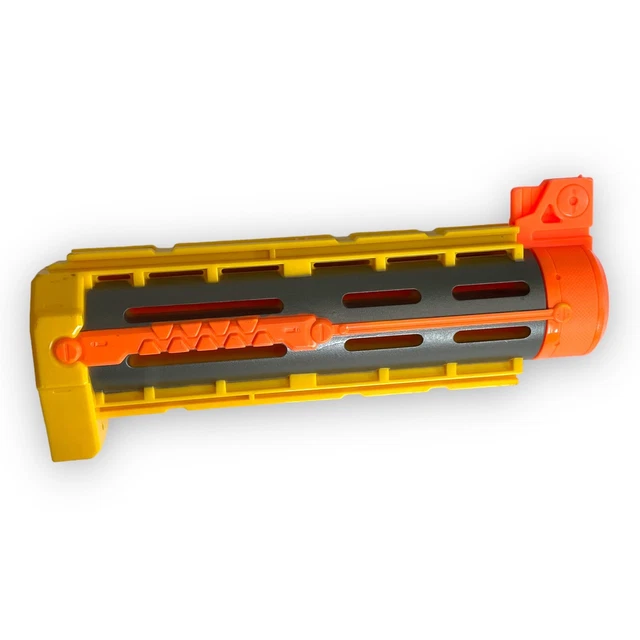 NERF BARREL EXTENSION Recon CS6 Dart Gun Blaster NStrike Yellow C