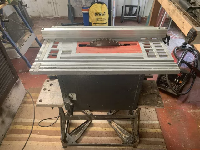 Table Saw + Workmate + Side Extensions