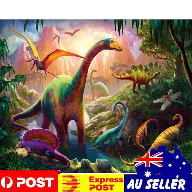 50x40cm Colorful DIY Paint By Numbers Kit Dinosaur Animal for Decor Gift Art