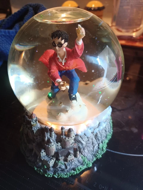 Harry Potter Quidditch Snow Globe 2000 Vintage Dome - Warner Bros RETIRED Enesco