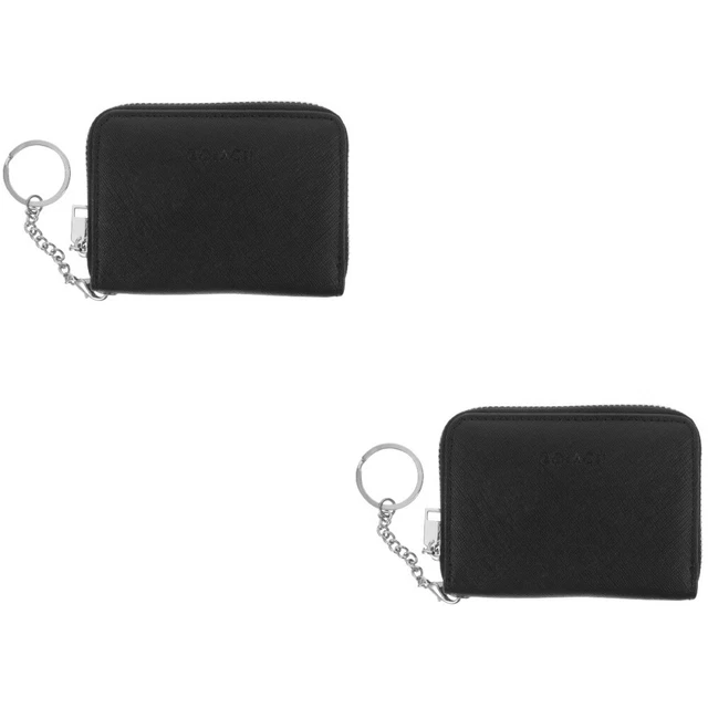 2 Portacarte In Pelle PU Con Cerniera - 11 Slot Per Carte E Soldi | Compatto 11x7.5 Cm - Foto 9