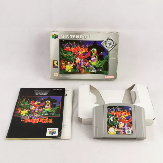 Banjo Kazooie N64 Players Choice Nintendo 64 en caja PAL completo