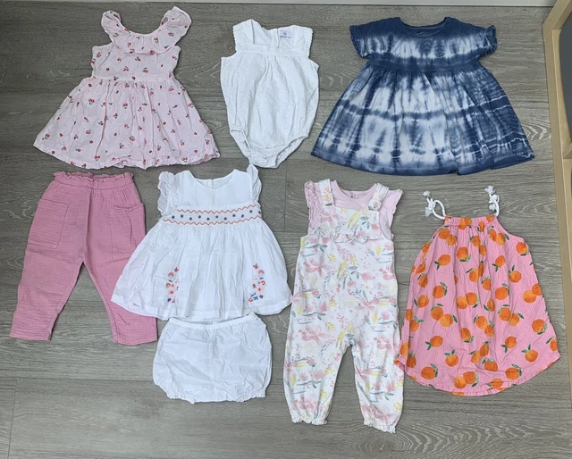 Baby Girls Summer Bundle 12-18Months 7 Pieces