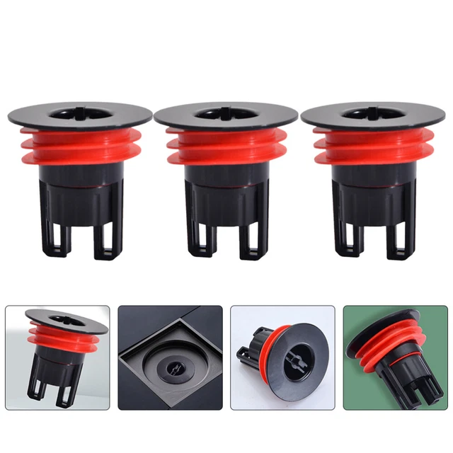 3 Pcs shower insert Floor Drain Core Magnetic Hair Pin Holder Shower Head
