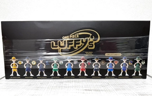 LUFFY'S ONE PIECE x NBA Uniform Icon Edition 10 Figure Complete Box Set ...