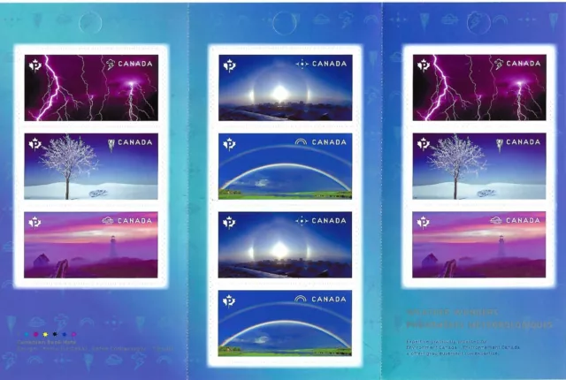 Canada - Mint Booklet - Vfnh - Unitrade - Bk622 (2839/43) - Weather Wonders 2015