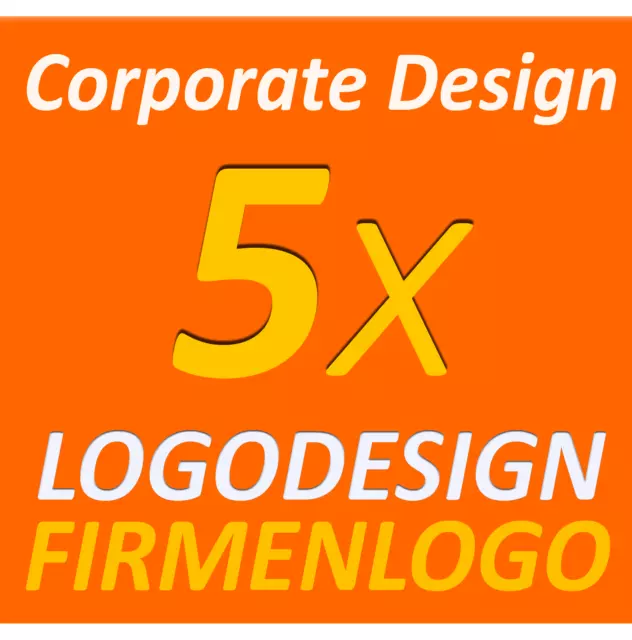5x Logovorschläge Vektorgrafik Firmengründung Logo Design Corporate Design