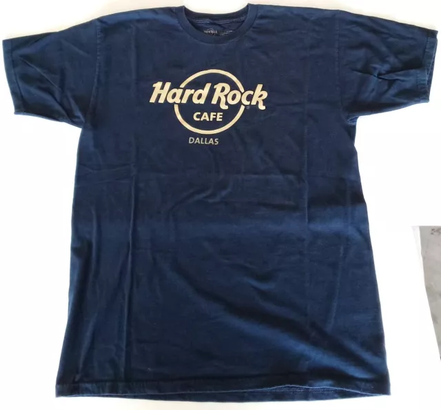 Dallas Hard Rock Cafe Shirt Adult Large Blue