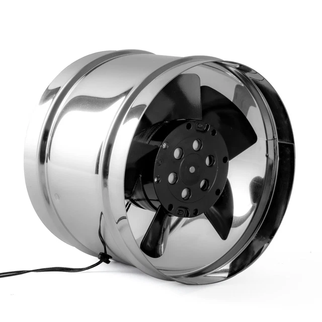 RÉSISTANT À LA CHALEUR Ventilateur tubulaire en acier Ventilateur tubulaire...