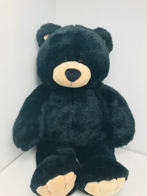 Build A Bear Retired Black Grizzly Bear Plush 17" w/ Non-Working Sound Box