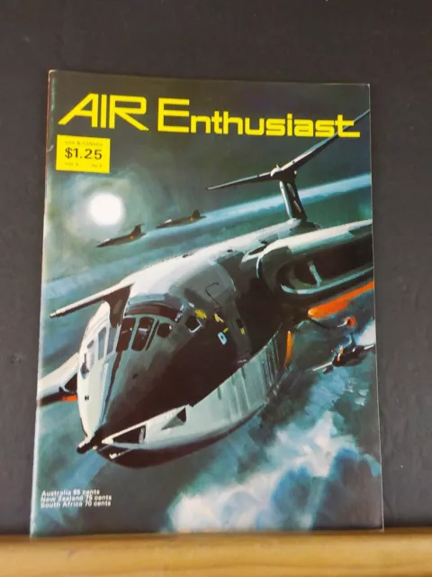 Air Enthusiast Magazine Vol 4 #4 1973 April Fifty Years and Aviocar Lamps Illust
