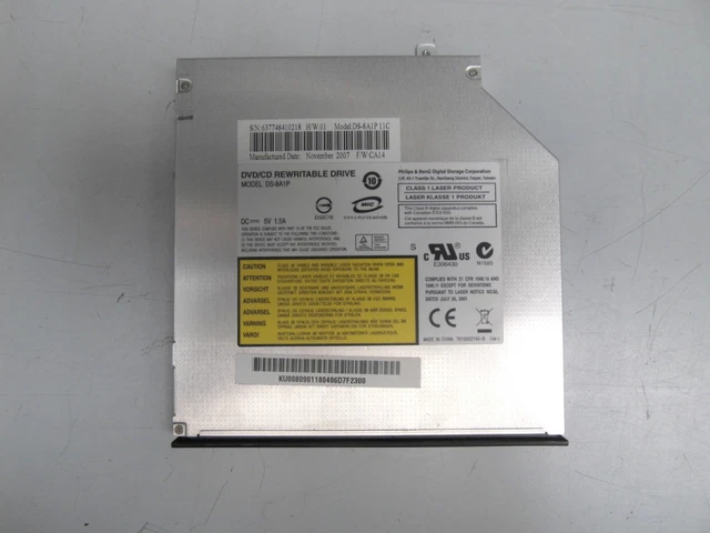 KU0080F.001 MASTERIZZATORE E Lettore Cd/Dvd Interno Acer Aspire 9920