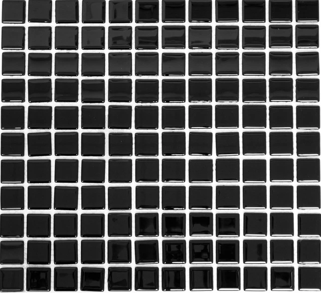 Mosaïque Cristal Coupé Bleu Pour Mur Cuisine - 10 Plaques Translucides - Verre
