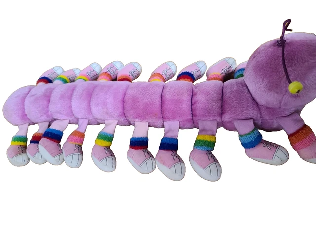 Peluche Vintage 'Lots A Lots A Leggggggs' Verte - 20 Pattes, 40cm - Occasion En Très Bon état