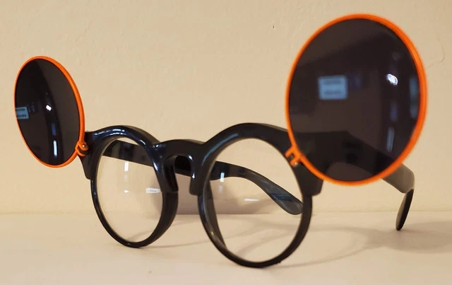 Vintage Flip Up Sunglasses   Funky Flippers Orange