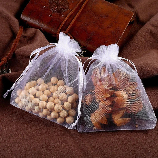 Organza Cadeau Sacs Emballage Mariage Fête Faveur Noël Bonbon Bijou Sachets Vrac