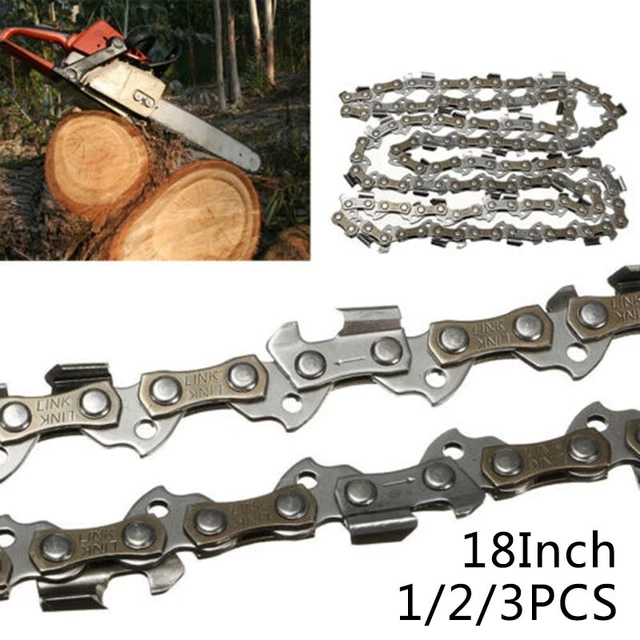 Guide Chaîne Tronçonneuse 45,7 Cm + Chaîne 0.8cm Pas .325 - 72 Maillons - Pour Modèles 62CC, 58CC, 52CC