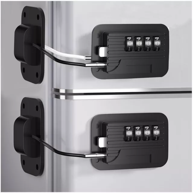 2X Child Baby Cupboard Cabinet Safety Lock Pet Proofing Door Drawer Fridge Kids