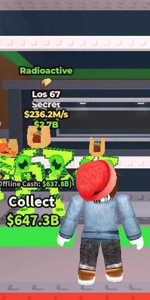 STEAL A BRAINROT Secret Radioactive Los 67 236.2M/s + OP Trait. $4.40 ...