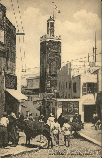 Morocco Tangiers L'ancien Petit Sokko Postcard Vintage Post Card