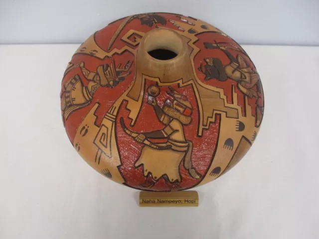 Signed Marty & Elvira Naha Nampeyo 1St Mesa Arizona Native American Hopi Pot