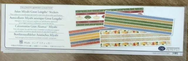 Creative Memories ASIAN MIYABI Great Lengths stickers - LAST ONE!