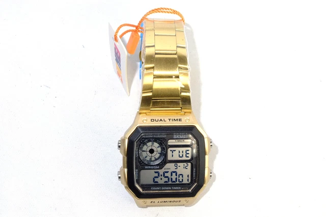 SKMEI Orologio Sportivo Digitale Uomo, Cronografo, Sveglia, Retroilluminato, Cassa 49mm, Resistente 3ATM - 5