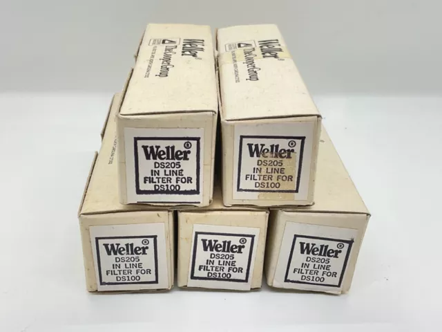 New Lot of 5 Weller DS205 Inline Filter for DS1201ESD DS1203A Desoldering  T4