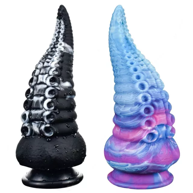 Tentacle-Realistic-Dildo-G-Spot-Massager-Huge-Anal-Butt-Sex-Plug-Toys-for-Women 2