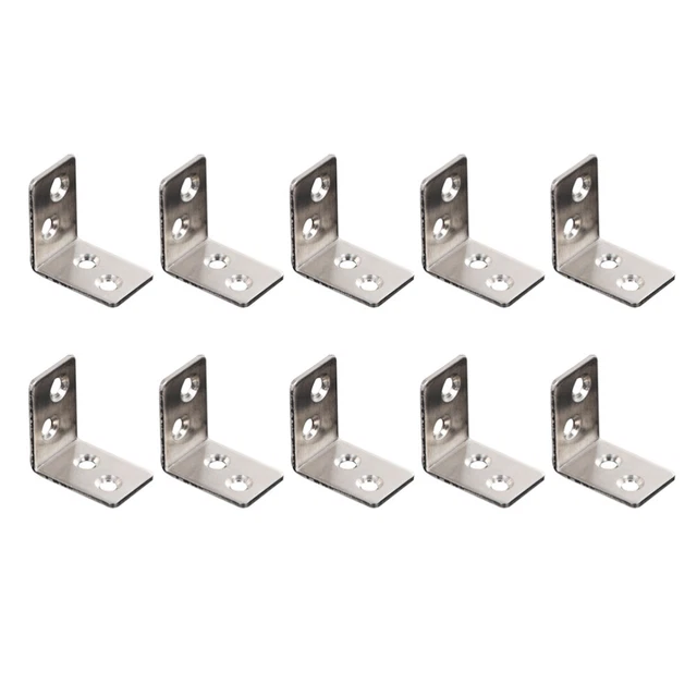 Tofficu 100 Pezzi Staffe Per Mensole Clip A Z Tipo Di Fissaggio Per Cornici Per Gancio Superiore