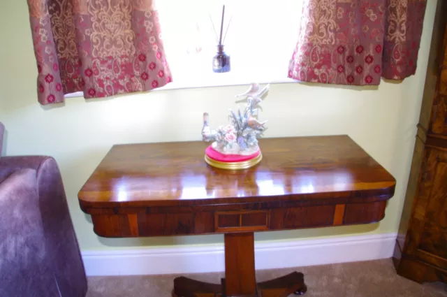 A George/William IV rosewood card table