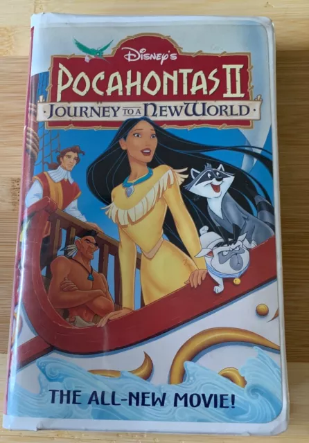 Pocahontas II Journey To A New World VHS Tape Walt Disney Academy Award