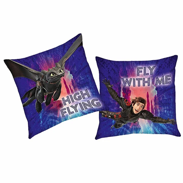 Vola Con Mir Dreamworks Dragons Bambini Cuscino 40 X 40 CM Cuscino Decorativo