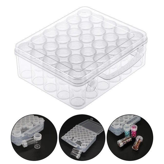 Boîte De Rangement - Transparent - 2 Pièces - Plastique - Salle De