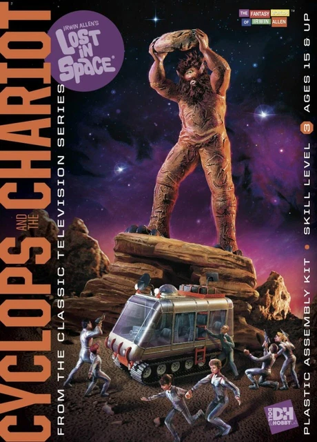 Doll and Hobby 1420 Lost in Space: Cyclops and Chariot Plastic Model Kit