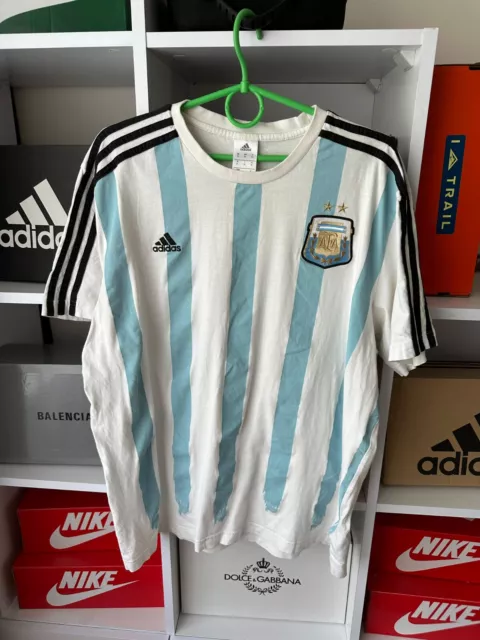 Argentina Football Shirt 2013 Adidas Jersey #10 Messi Size Xl
