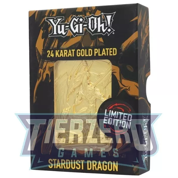 Yugioh Stardust Dragon Limited Edition Gold Card