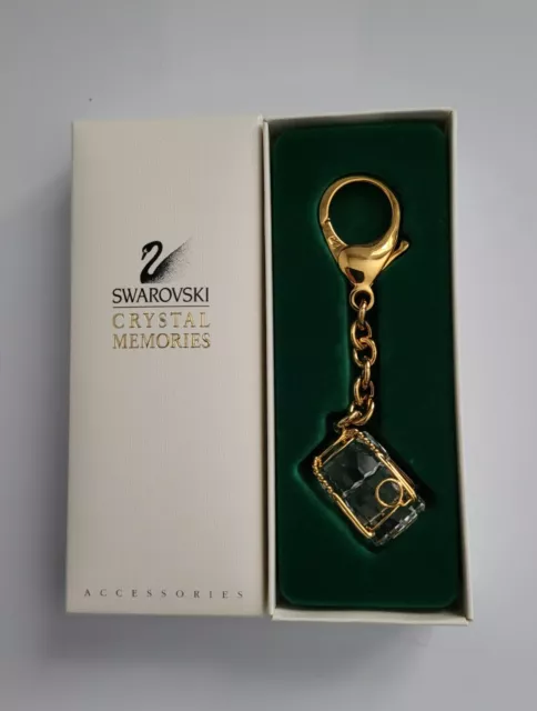 Swarovski Crystal Champagne Cork Key Ring