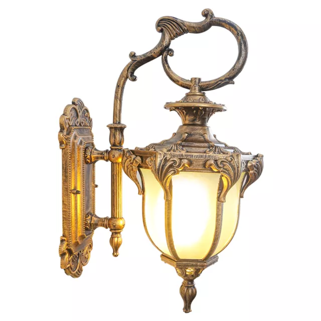 Retro Exterior Wall Light Fixtures Lantern Waterproof Sconce Porch Garden Lamp