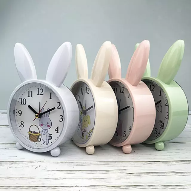 Nordic Style Cute Rabbit Deer Shaped Alarm Clock for Bedroom