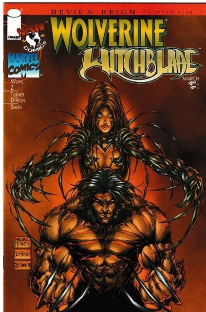 Wolverine/Witchblade Devil's Reign 1-A Top Cow/Image Marvel Comics Vol-1 (1997)