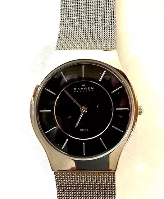 Skagen Denmark Mens Watch Ultra Slim 233LSSB