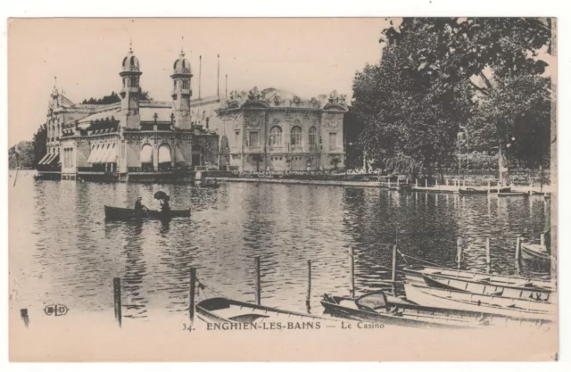 CPA 95 - ENGHIEN-les-BAINS : LE CASINO (VAL D'OISE) NON ÉCRITE