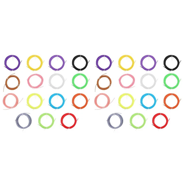 30 Pcs 3d Printing Pen Filament Shine Child 3d Print Pen 3d Printers 3d Pen Kids